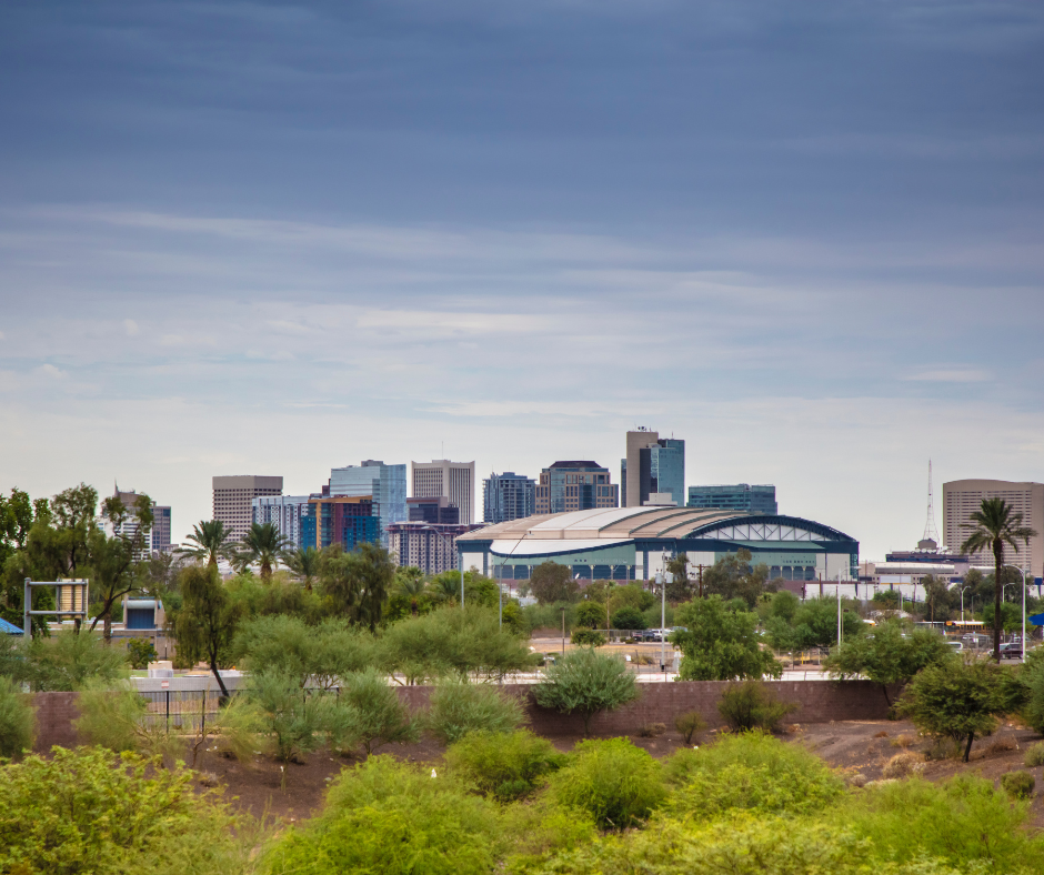 view of phoenix city scape